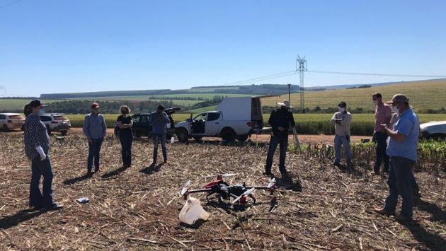 Técnicos da APPA avaliam a utilização de drones para pulverização UBV