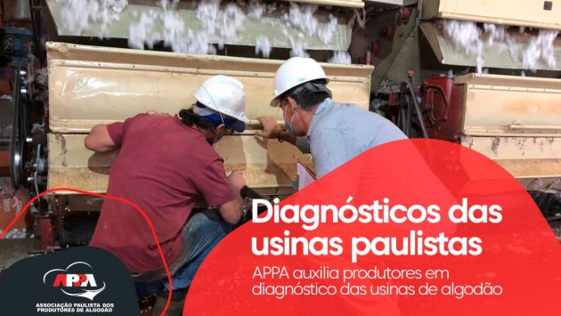 APPA apóia produtores em diagnóstico das usinas de algodão no estado de São Paulo