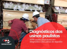 APPA apóia produtores em diagnóstico das usinas de algodão no estado de São Paulo