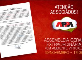 Edital da AGE em ambiente virtual, no próximo dia 30 de novembro, às 17h30