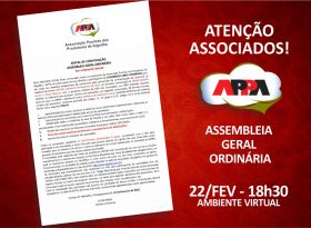 APPA convoca associados para AGO Digital, no próximo dia 22